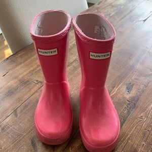 HUNTER TODDLER RAIN BOOTS SIZE 8